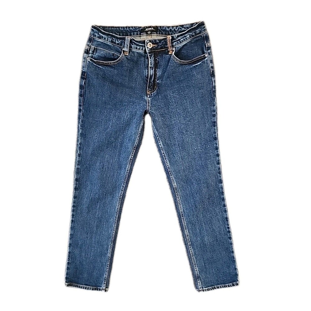Rip Curl Jeans Men's 32 x 30 Straight Fit Blue Denim Pants Skate Mid Rise